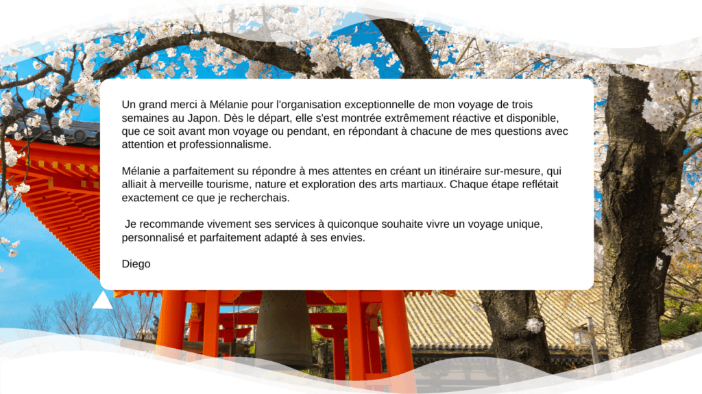 Voyage au japon sur mesure