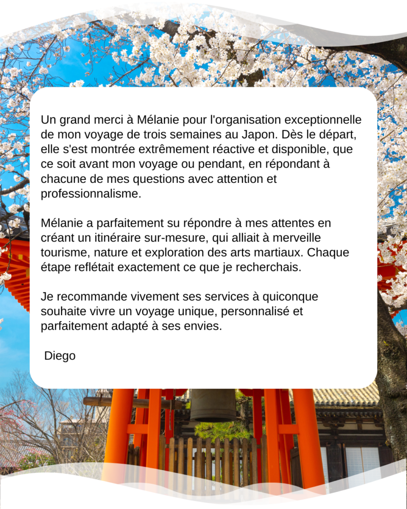 voyage sur mesure japon